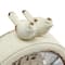 Hello Honey® 6" Vintage Pewter Mantel Clock with Birds
